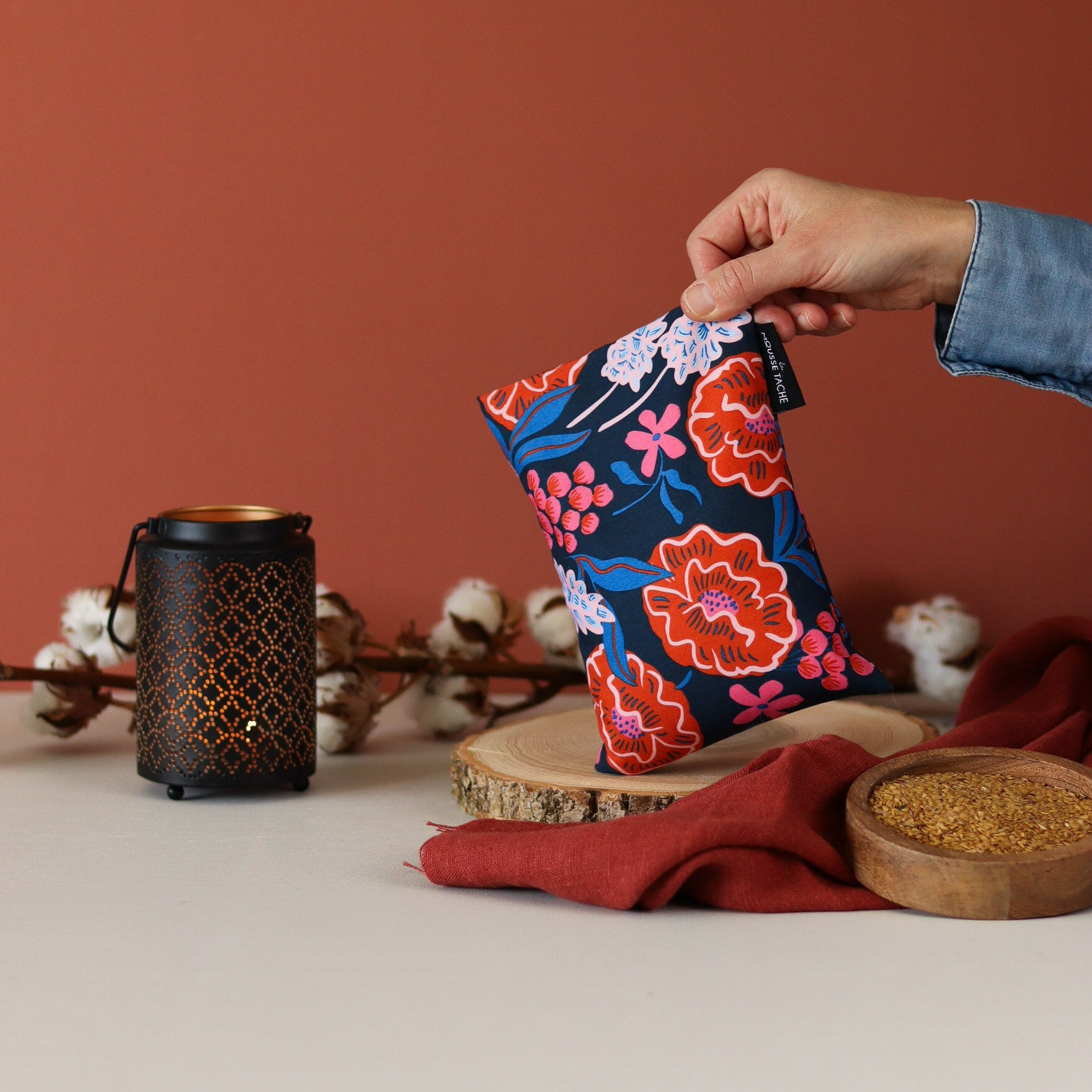 bouillotte sèche aux graines de lin bio