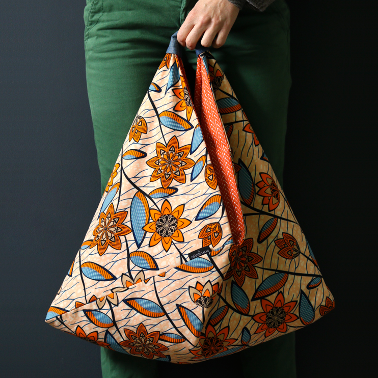 sac origami personnalisé wax seventies